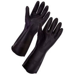 Neoprine Rubber Hand Gloves Manufacturer Supplier Wholesale Exporter Importer Buyer Trader Retailer in Ankleshwar Gujarat India